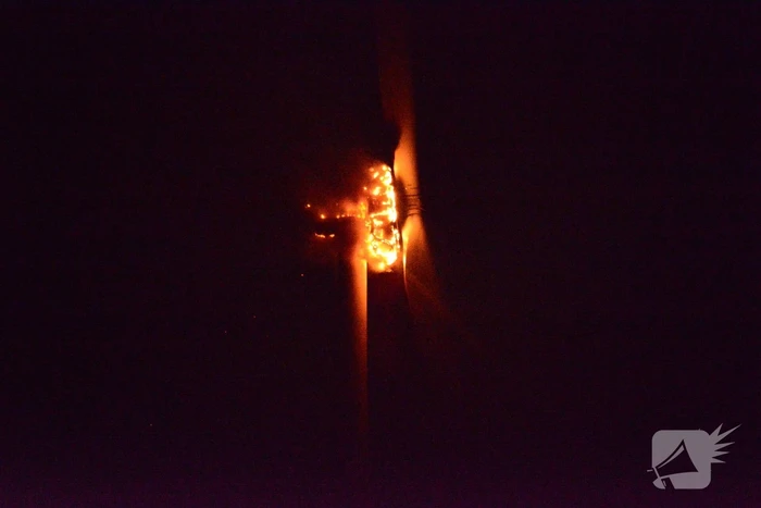 Grote brand in windmolen