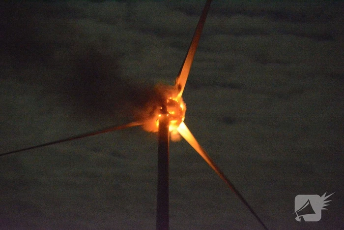 Grote brand in windmolen