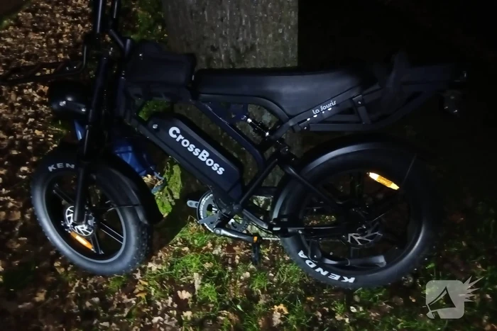 Botsing tussen een fatbike en een auto