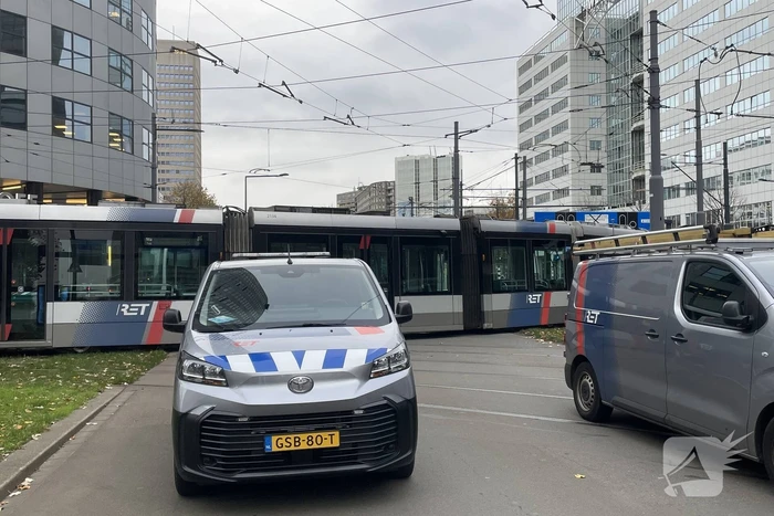 Stroomstoring legt trams stil