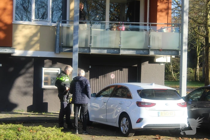 Fiets en auto beschadigd na botsing