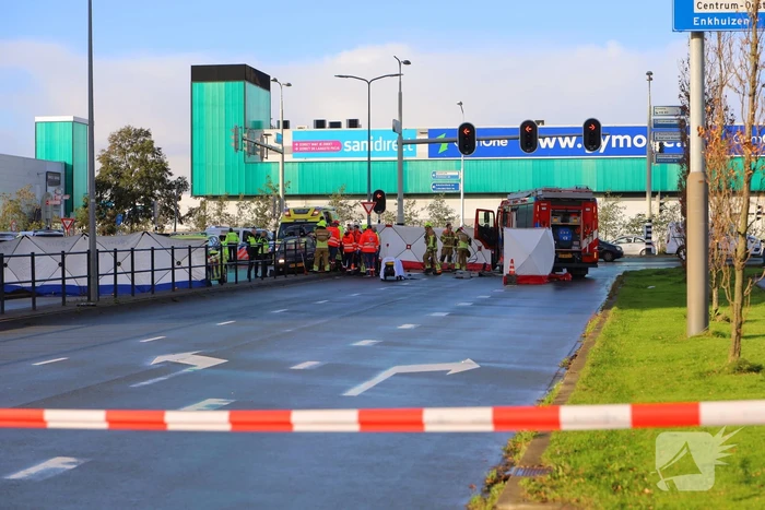 Bestuurder bekneld na ongeval