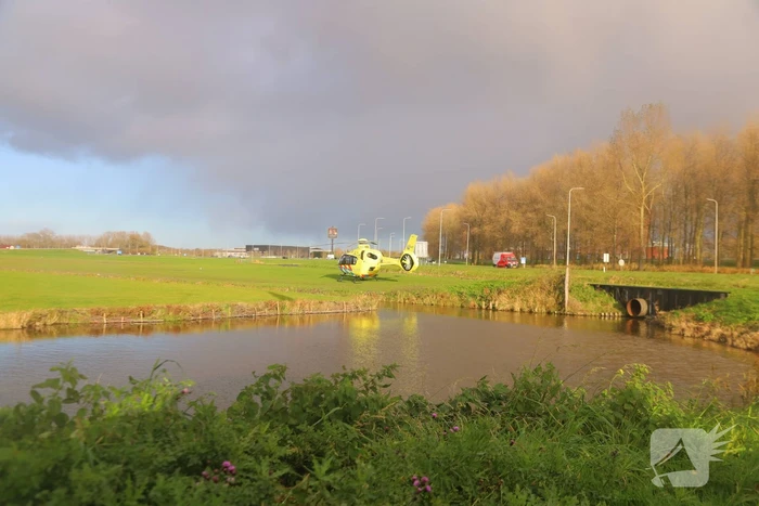 Bestuurder bekneld na ongeval