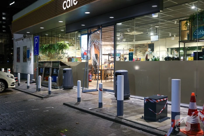 Mislukte diefstal in tankstation