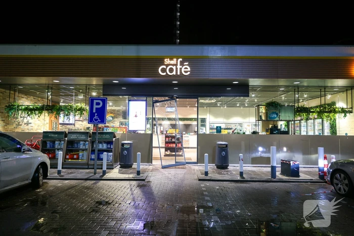 Mislukte diefstal in tankstation