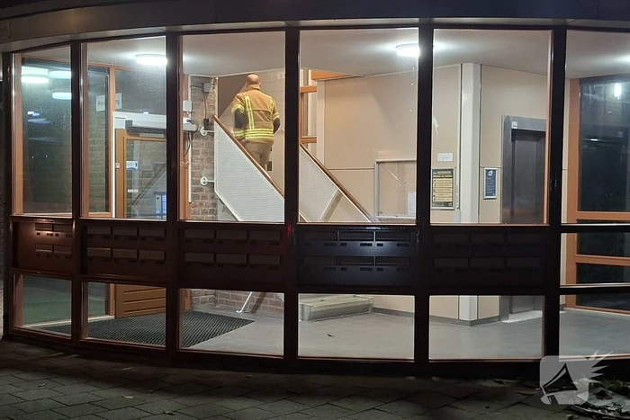 Brand door gasfornuis in woning