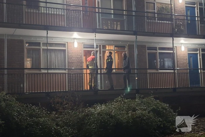 Brand door gasfornuis in woning