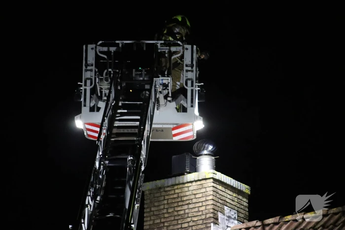 Brandweer ingezet vanwege schoorsteenbrand