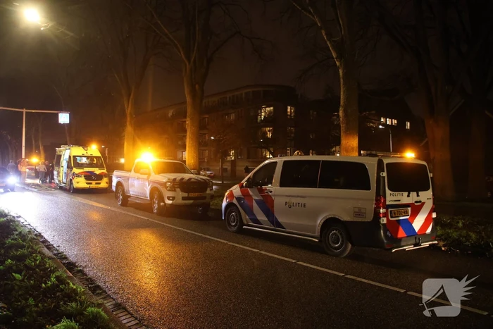 Kop-staart botsing bij zebrapad