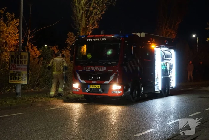 Traumahelikopter landt voor medische noodsituatie
