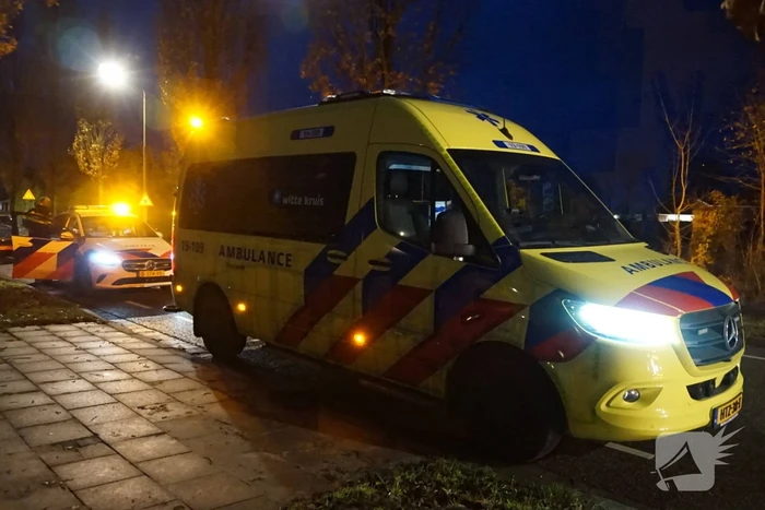 Traumahelikopter landt voor medische noodsituatie