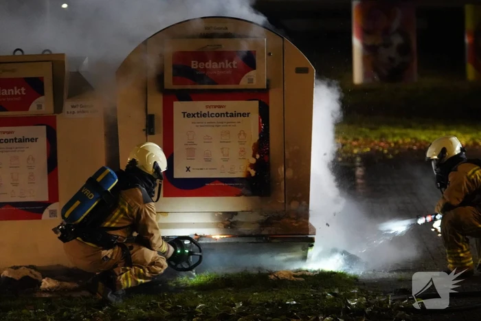 Containerbrand vermoedelijk opzettelijk aangestoken