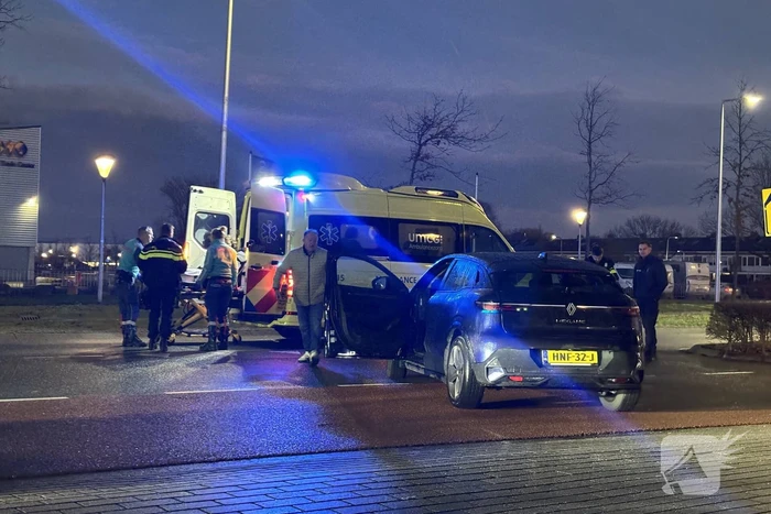 Fietser gewond door auto-ongeluk