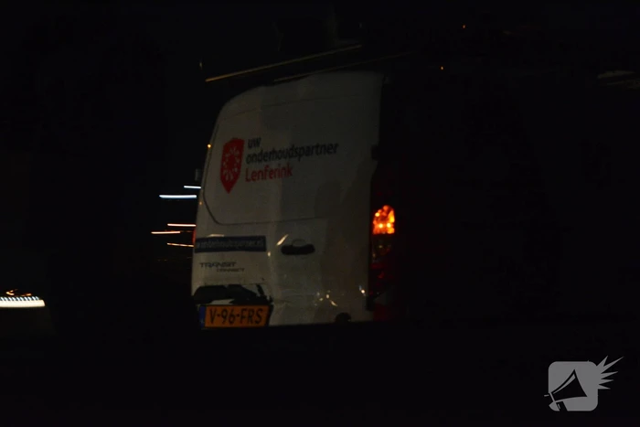 Aanrijding op A28 leidt tot verkeershinder
