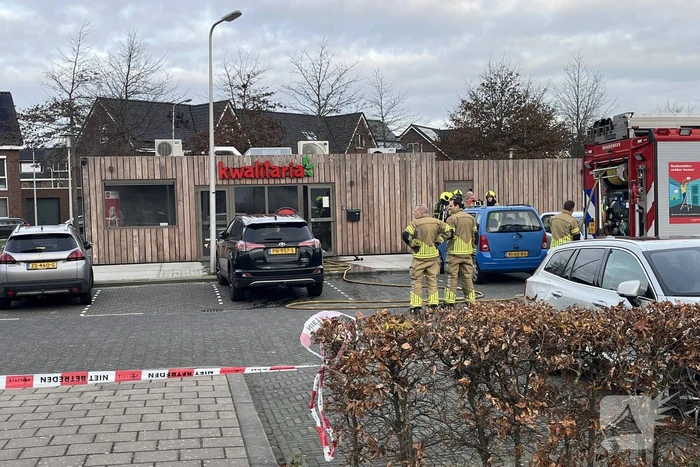 Brandweer snel ter plaatse bij snackbar