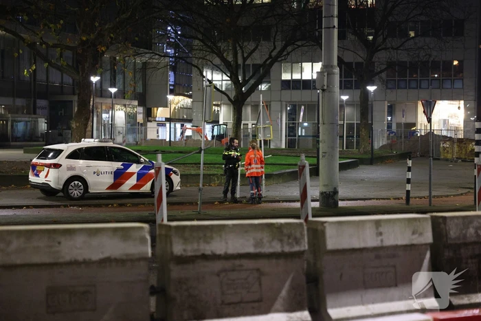 Ambulance vastgelopen tijdens inzet