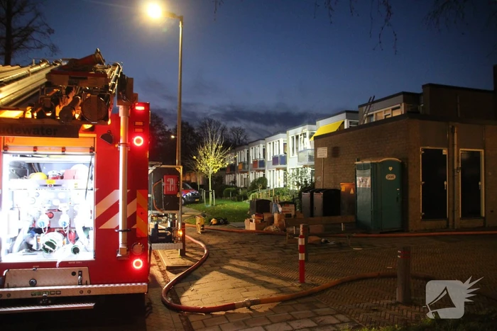 Grote woningbrand verwoest pand