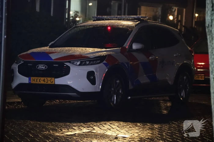 Deur opengebroken bij brand in woning