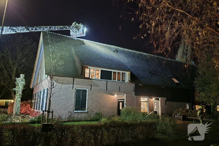 Brandweer inzet na melding van schoorsteenbrand