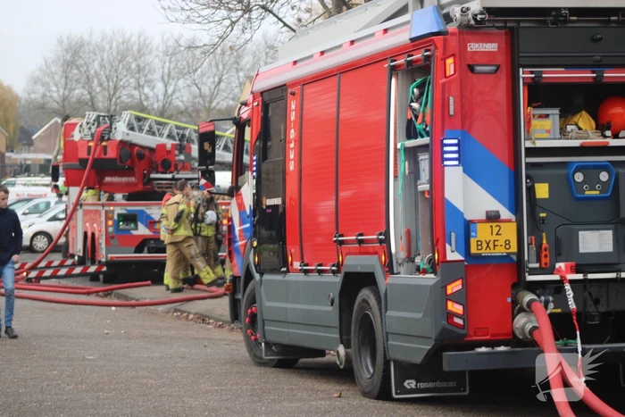 Explosiegevaar door gas bij brand
