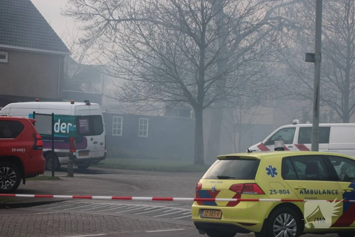Explosiegevaar door gas bij brand
