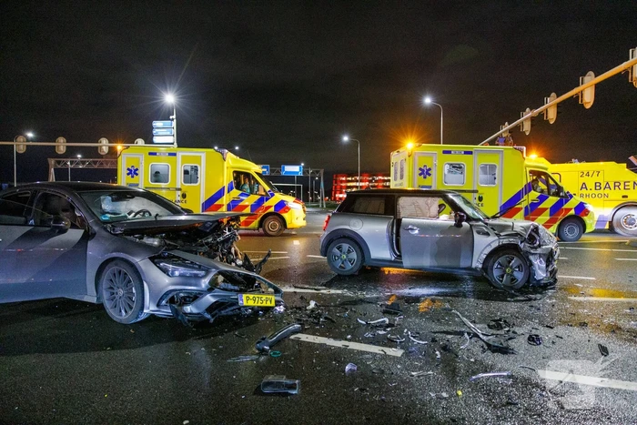 Ernstig ongeval met meerdere gewonden bij aanrijding