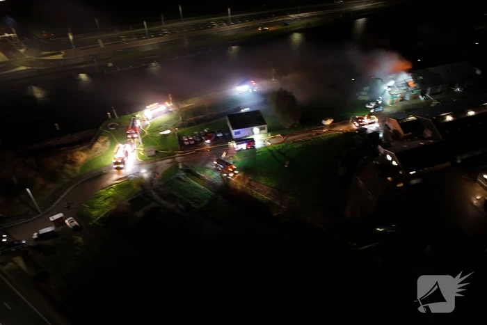 Paarden gered na brand in loods