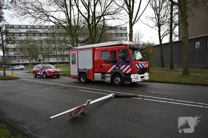 Ongeluk met gevaarlijke stoffen aan tankstation