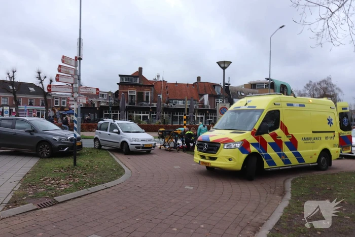 Fietser gewond bij aanrijding