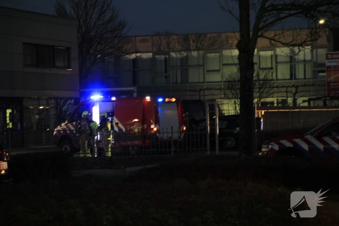 Hulpdiensten reageren op incident met gevaarlijke stoffen