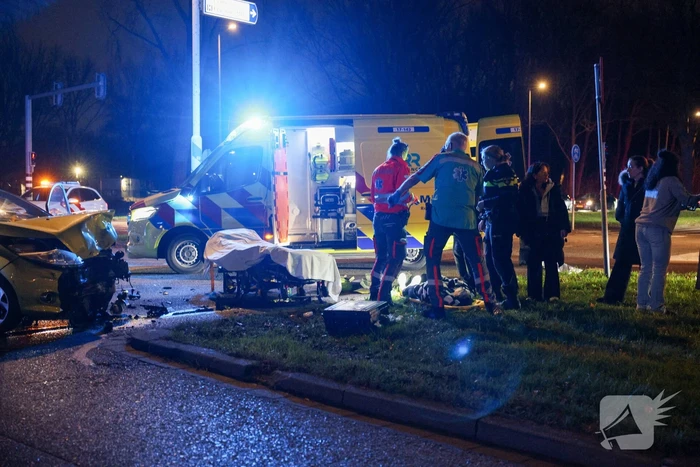 Ongeval resulteert in gewonden bij aanrijding