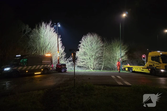 Bestuurder raakt gewond bij ongeval