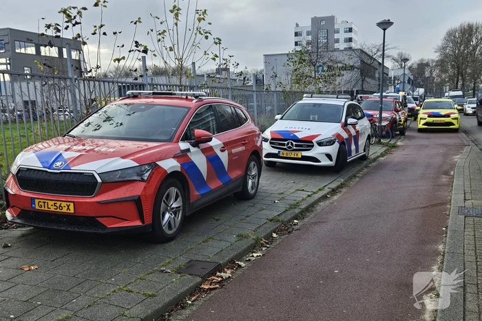 Bedrijfspand deels ingestort