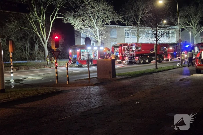 Brand leidt tot grote brandweeroperatie