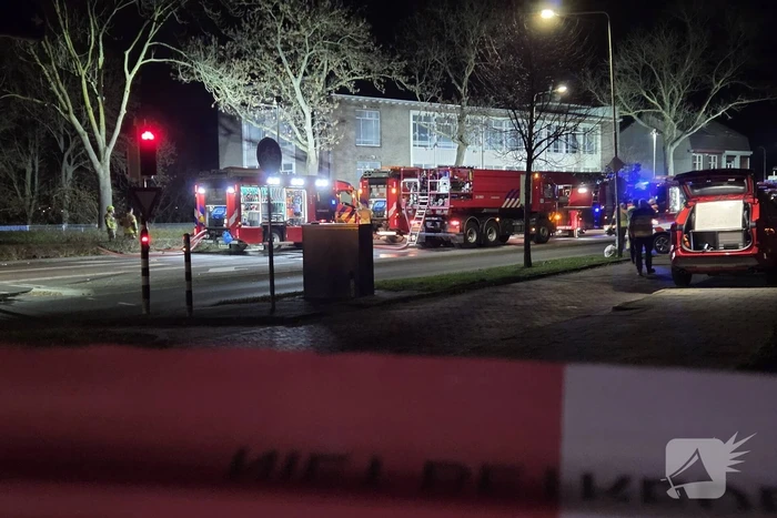 Brand leidt tot grote brandweeroperatie