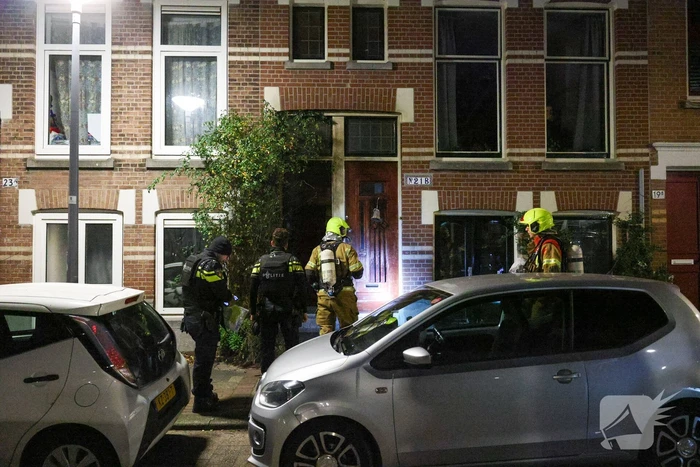 Explosie veroorzaakt schade aan deur