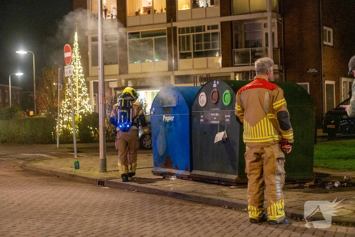 Containerbrand snel geblust