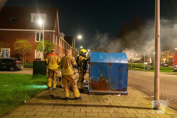 Containerbrand snel geblust