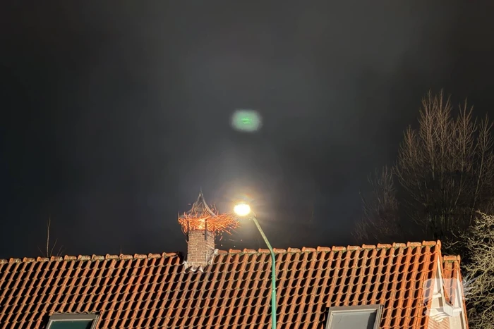 Schoorsteenbrand snel geblust