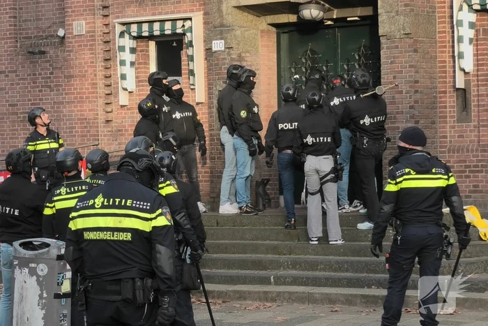 Politieactie leidt tot ontruiming van pand