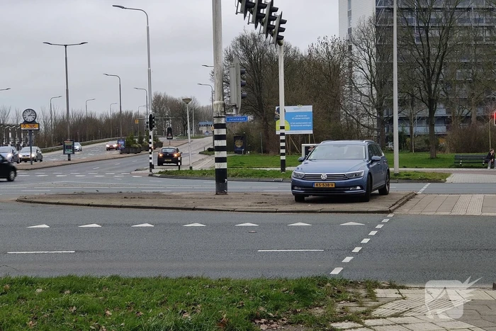 Fietser en auto betrokken bij ongeval