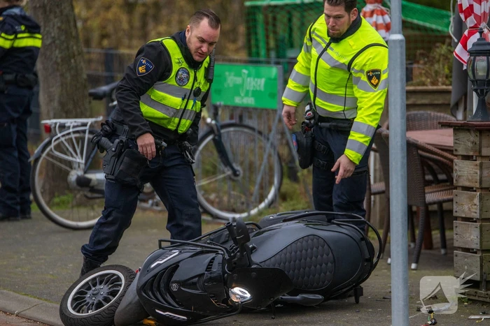 Ongeval met scooter en automobilist