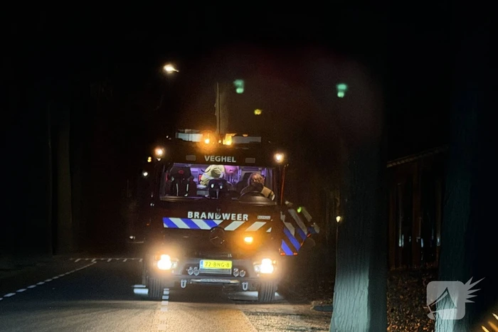 Brandweer controleert woning na incident