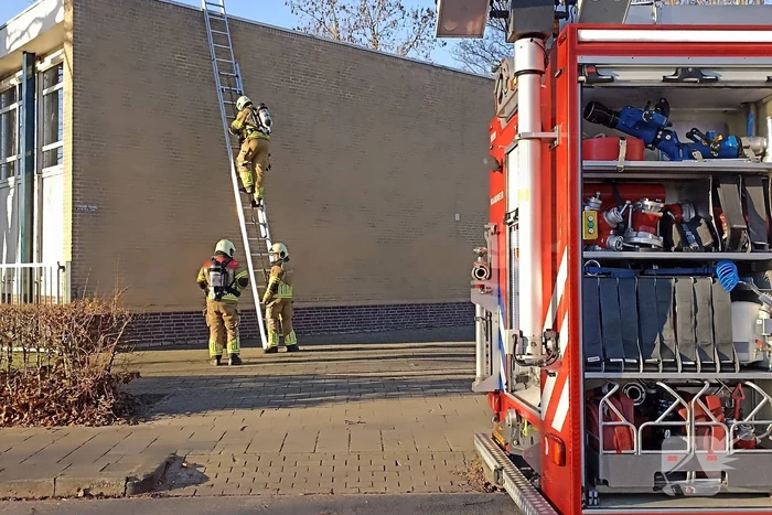 Brand in gymzaal snel geblust