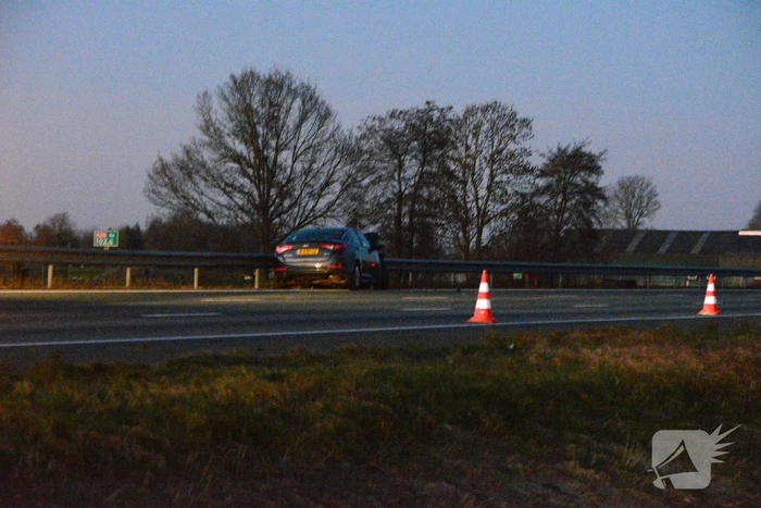 Verkeersongeval door loslopende hond op snelweg
