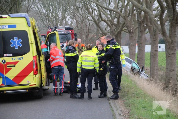 Dode bij ongeval met auto tegen boom