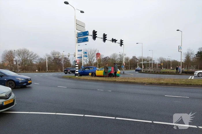 Kop-staartbotsing bij verkeerslichten