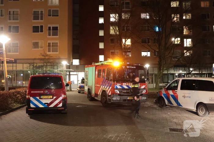 Woningbrand veroorzaakt veel rook in appartement