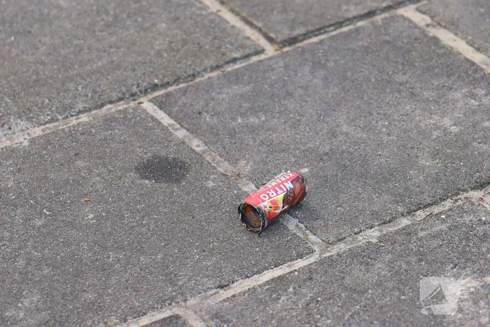 Brand door explosief op balkon