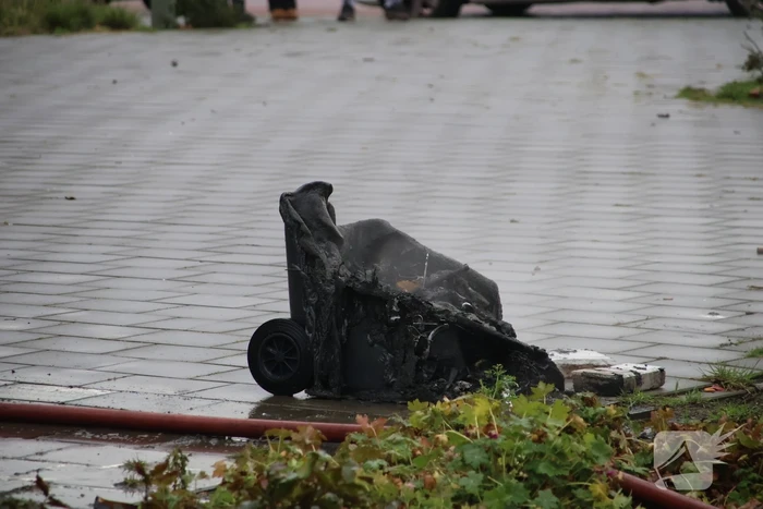 Snelle inzet bij brand in berging